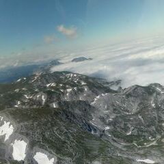 Flugwegposition um 10:11:41: Aufgenommen in der Nähe von Gemeinde Thörl, Österreich in 2375 Meter